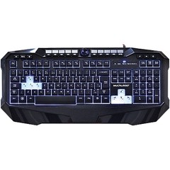 TECLADO WARRIOR GAMER PROFISSIONAL PARA JOGOS COM LED UBS PRETO TC167 - MULTILASER - comprar online