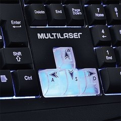 TECLADO WARRIOR GAMER PROFISSIONAL PARA JOGOS COM LED UBS PRETO TC167 - MULTILASER - Preech Informática - Informática e suas tecnologias