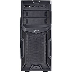 GABINETE MID-TOWER TYPHOON VX GAMER PRETO LATERAL EM ACRÍLICO - VINIK na internet