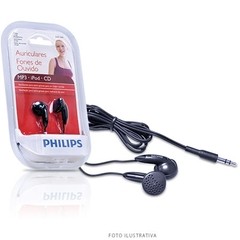 FONE DE OUVIDO INTRA AURICULAR COM REFORÇO DINÂMICO DE GRAVES SHE1360/55 PRETO - PHILIPS