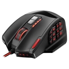 MOUSE PROFISSIONAL LASER 18 BOTÕES 4000 DPI PRETO USB COM SENSOR ÓPTICO MO206 - MULTILASER