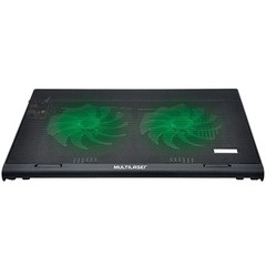 COOLER PARA NOTEBOOK WARRIOR POWER GAMER LED VERDE LUMINOSO - AC267 - MULTILASER - comprar online