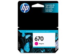 CARTUCHO DE TINTA INK ADVANTAGE HP SUPRIMENTOS CZ115AB HP 670 MAGENTA 4,0 ML - comprar online