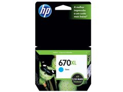 CARTUCHO DE TINTA INK ADVANTAGE HP SUPRIMENTOS CZ118AB HP 670XL CIANO 7,5 ML - comprar online