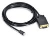 CABO ADAPTADOR/CONVERSOR MINI DISPLAYPORT MACHO X VGA MACHO 1,80 METROS