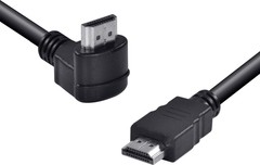 CABO HDMI MACHO X HDMI MACHO 1.4V 2 METROS 1 CONECTOR PADRÃO 1 CONECTOR 90 GRAUS 19 PINOS HA90-2