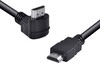 CABO HDMI MACHO X HDMI MACHO 1.4V 3 METROS 1 CONECTOR PADRÃO 1 CONECTOR 90 GRAUS 19 PINOS HA90-3