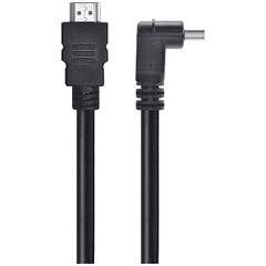 CABO HDMI MACHO X HDMI MACHO 1.4V 5 METROS 1 CONECTOR PADRÃO 1 CONETOR 90 GRAUS 19 PINOS HA90-5 - VINIK - comprar online