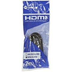 CABO HDMI MACHO X MINI HDMI MACHO 1.4V 2 METROS HMH-2 - VINIK na internet