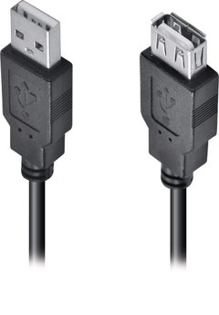 CABO 2.0 USB A MACHO X USB A FÊMEA 1.8 METROS - UAMAF - 18 - comprar online