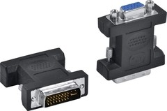 ADAPTADOR VGA FEMEA X DVI 24+5 MACHO AVF-DVII