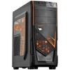 GABINETE MID-TOWER JAVA COM 1 FAN LED LARANJA LATERAL EM ACRILICO - JAVAPTOLR2FCA - PCYES