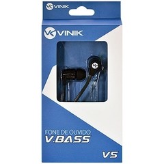 Imagem do FONE DE OUVIDO VBASS V5 - PRETO - VINIK