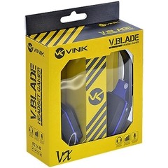 HEADSET GAMER V BLADE LINHA VX PRETO E AZUL - VINIK - comprar online