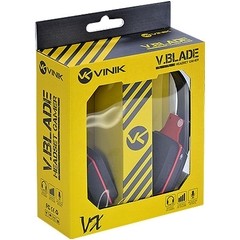 HEADSET GAMER V BLADE LINHA VX PRETO E VERMELHO - VINIK - comprar online