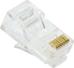 CONECTOR RJ45 8X8 CAT5 PACOTE COM 10 UNIDADES