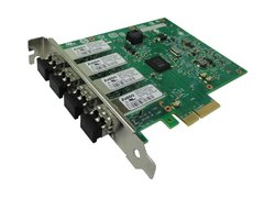 PLACA DE REDE SERVER INTEL E1G44HFBLK PCI-EX X4 CHIP 82580 QUAD PORT LC FIBER 1GBIT - comprar online