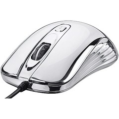 MOUSE WARRIOR GAME PRATEADO COM LED USB MO228 800/1200/1600DPI - MULTILASER