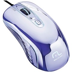 MOUSE WARRIOR GAME PRATEADO COM LED USB MO228 800/1200/1600DPI - MULTILASER - comprar online