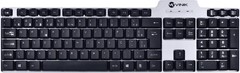 TECLADO USB ABNT2 COM 107 TECLAS PRETO/PRATA KS31