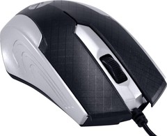 MOUSE ÓPTICO USB MB71 1200DPI PRETO/PRATA - comprar online