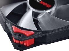 COOLER FAN PARA GABINETE 120MM FURY F5 LED VERMELHO - F5120LDVM - loja online