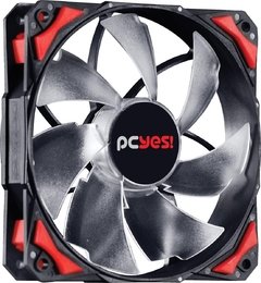 Imagem do FAN PARA GABINETE 120MM FURY F4 LED VERMELHO - F4120LDVM - PCYES