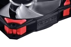 FAN PARA GABINETE 120MM FURY F4 LED VERMELHO - F4120LDVM - PCYES - comprar online