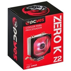 COOLER PARA PROCESSADOR ZERO K Z2 92 MM LED VERMELHO - ACZK292LDV - Preech Informática - Informática e suas tecnologias