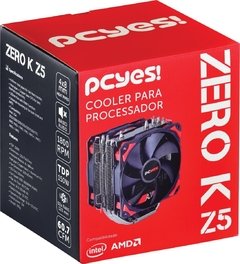 COOLER PARA PROCESSADOR ZERO K Z5 120 MM PRETO - ACZK5120 - PCYES