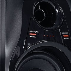 CAIXA DE SOM 2.1 20W COM USB/SD/RÁDIO FM PRETO PIANO - VSX100 - VINIK