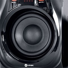 CAIXA DE SOM 2.1 20W COM USB/SD/RÁDIO FM PRETO PIANO - VSX100 - VINIK - comprar online