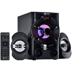 CAIXA DE SOM 2.1 28W COM USB/SD/RÁDIO FM CONTROLE REMOTO E LED NO ALTO-FALANTE - VSX200 - VINIK