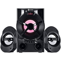 CAIXA DE SOM 2.1 28W COM USB/SD/RÁDIO FM CONTROLE REMOTO E LED NO ALTO-FALANTE - VSX200 - VINIK - comprar online