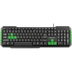 TECLADO MULTIMIDIA GAMER TECLAS VERDES USB TC201 - MULTILASER