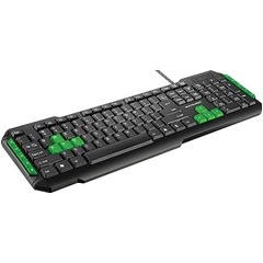 TECLADO MULTIMIDIA GAMER TECLAS VERDES USB TC201 - MULTILASER - comprar online