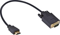 CABO HDMI 19 PINOS MACHO PARA VGA 15 PINOS MACHO 30CM