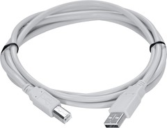 CABO USB 2.0 A-MACHO X B-MACHO 1,8 METROS CINZA