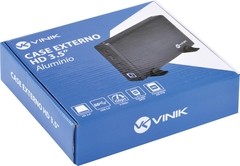 CASE EXTERNO HD 3.5" ALUMÍNIO COM CHAVE I/O USB 3.0 - VINIK