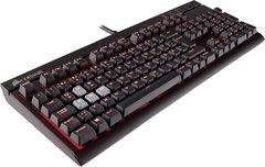 TECLADO GAMING MECANICO STRAFE CHERRY MX RED LED VERMELHO CH-9000088-NA - CORSAIR - Preech Informática - Informática e suas tecnologias