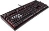 TECLADO GAMING MECANICO STRAFE CHERRY MX RED LED VERMELHO CH-9000088-NA - CORSAIR