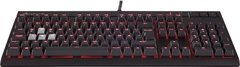 Imagem do TECLADO GAMING MECANICO STRAFE CHERRY MX RED LED VERMELHO CH-9000088-NA - CORSAIR