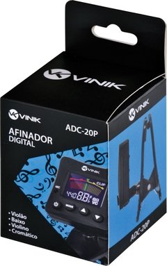 AFINADOR DIGITAL CROMÁTICO PARA VIOLÃO, BAIXO E VIOLINO ADC-20P PRETO - Preech Informática - Informática e suas tecnologias