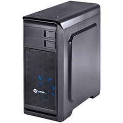 GABINETE MIDTOWER VX GAMING HUNTER PRETO, FAN FRONTAL 120MM LED AZUL, USB 3.0 E JANELA ACRÍLICA - VINIK na internet