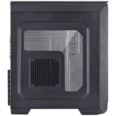 GABINETE MIDTOWER VX GAMING HUNTER PRETO, FAN FRONTAL 120MM LED AZUL, USB 3.0 E JANELA ACRÍLICA - VINIK - Preech Informática - Informática e suas tecnologias