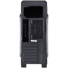 Imagem do GABINETE MIDTOWER VX GAMING HUNTER PRETO, FAN FRONTAL 120MM LED VERMELHO, USB 3.0 E JANELA ACRÍLICA - VINIK