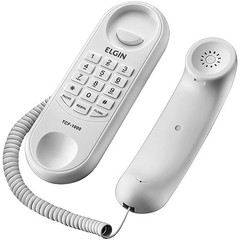 TELEFONE GÔNDOLA TCF 1000 BRANCO COMPATÍVEL COM CENTRAIS PÚBLICAS E PABX - FUNÇÃO FLASH E REDIAL - ELGIN - comprar online