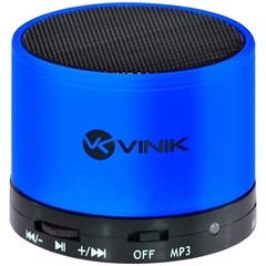 CAIXA DE SOM BLUETOOTH/FM/MICROSD/MIC 3 W RMS MUSICBOX AZUL