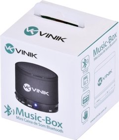 CAIXA DE SOM BLUETOOTH/FM/MICROSD/MIC 3 W RMS MUSICBOX VERMELHO - loja online