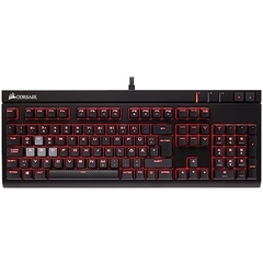 TECLADO GAMER MECANICO STRAFE CHERRY MX RED LED VERMELHO - CH-9000088-BR - CORSAIR - comprar online